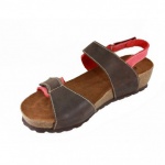 Босоножки женские Sabatini (560D3) Красный с коричневым 